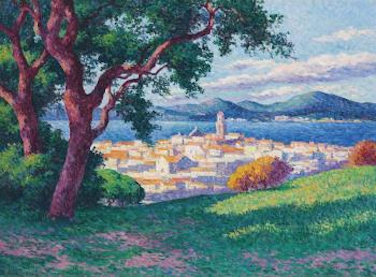 Vue de Saint-Tropez by Maximilien Luce