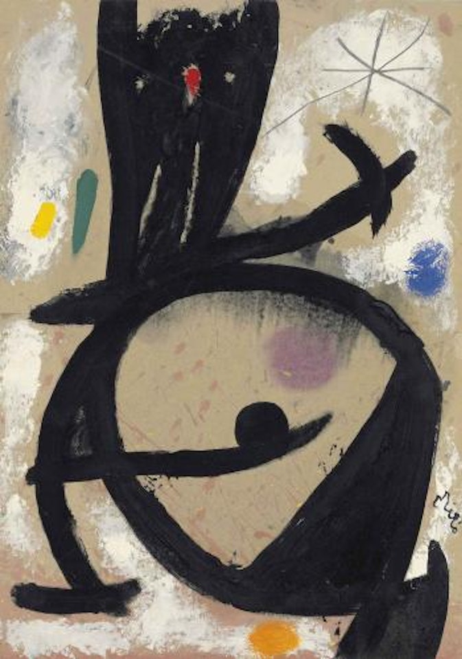 Personnage, étoile (Figure, Star) by Joan Miró