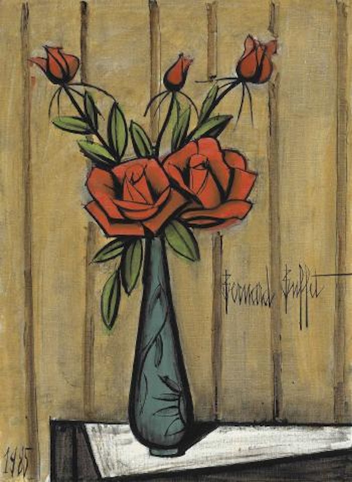 Bouquet de roses by Bernard Buffet