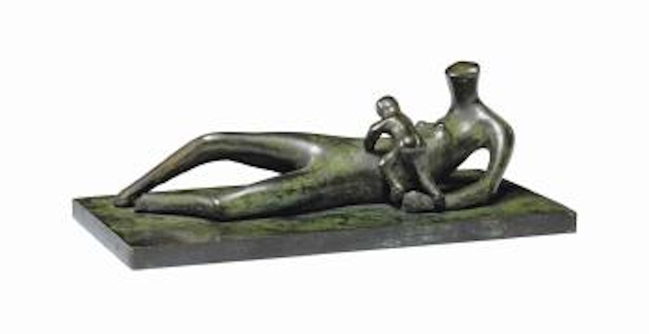 Reclining Mother And Child IV by Henry Moore