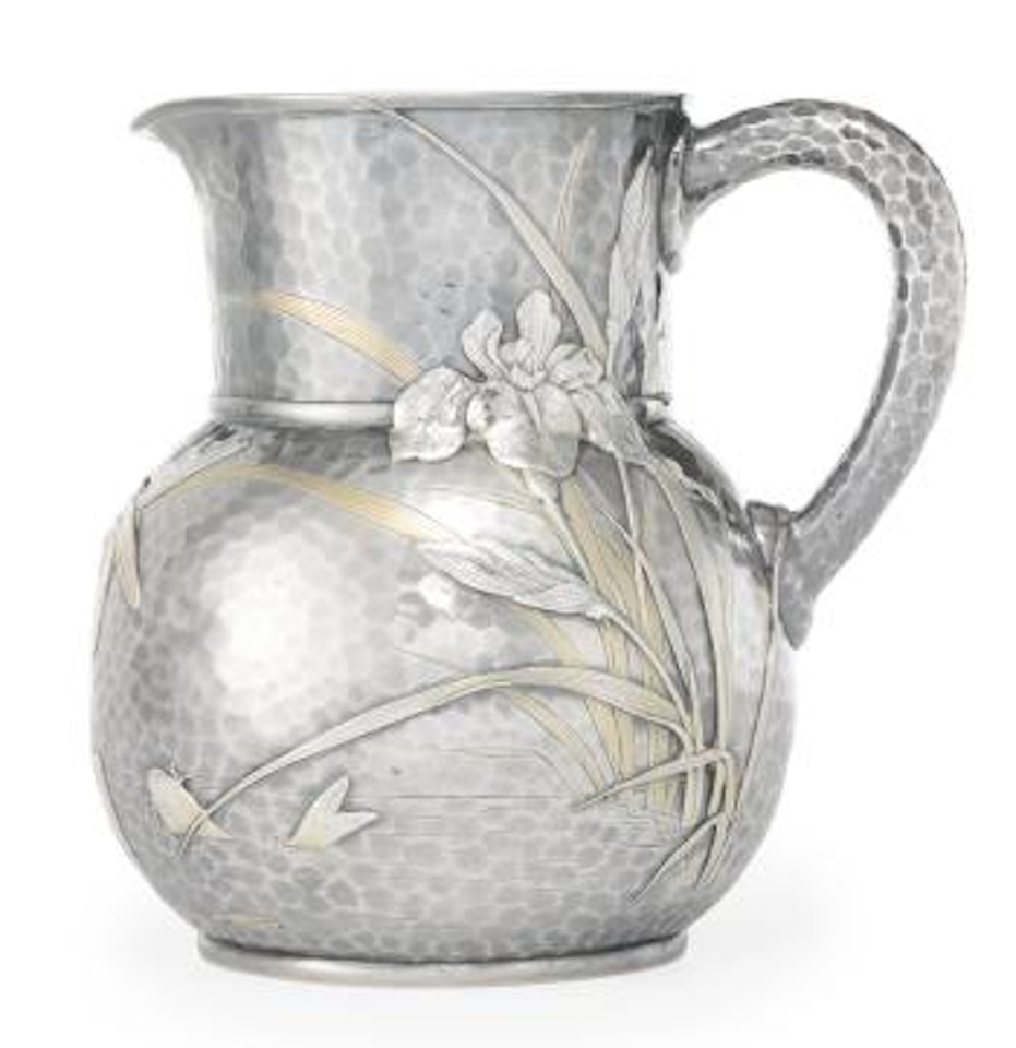 An American Silver Japanese Style Pitcher by Tiffany & Co.