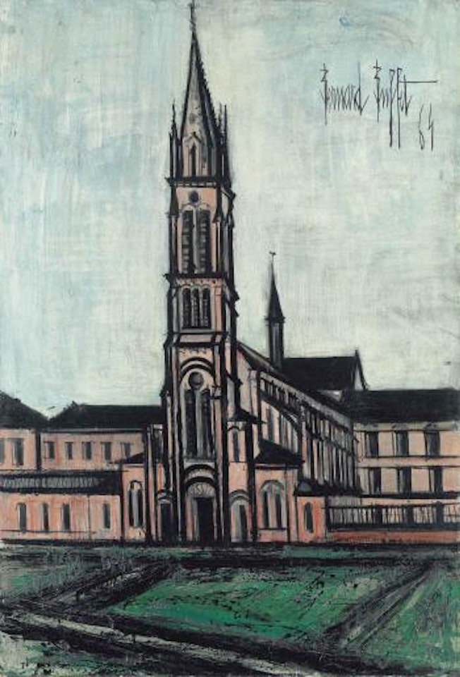 L'église rose by Bernard Buffet