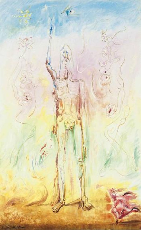 Apparition d'un ascète au desert by André Masson