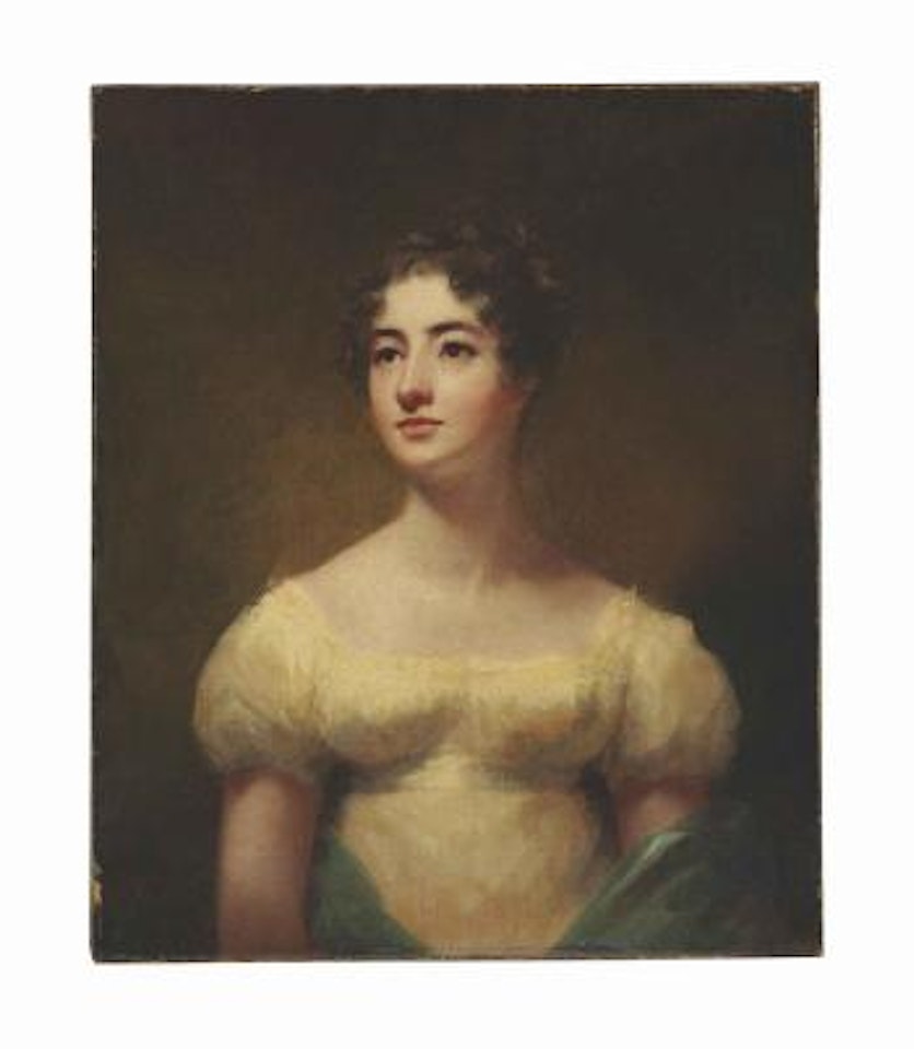 Portrait of Miss Christina Thomson, o'Camphill, later Mrs White, half-length by Henry Raeburn