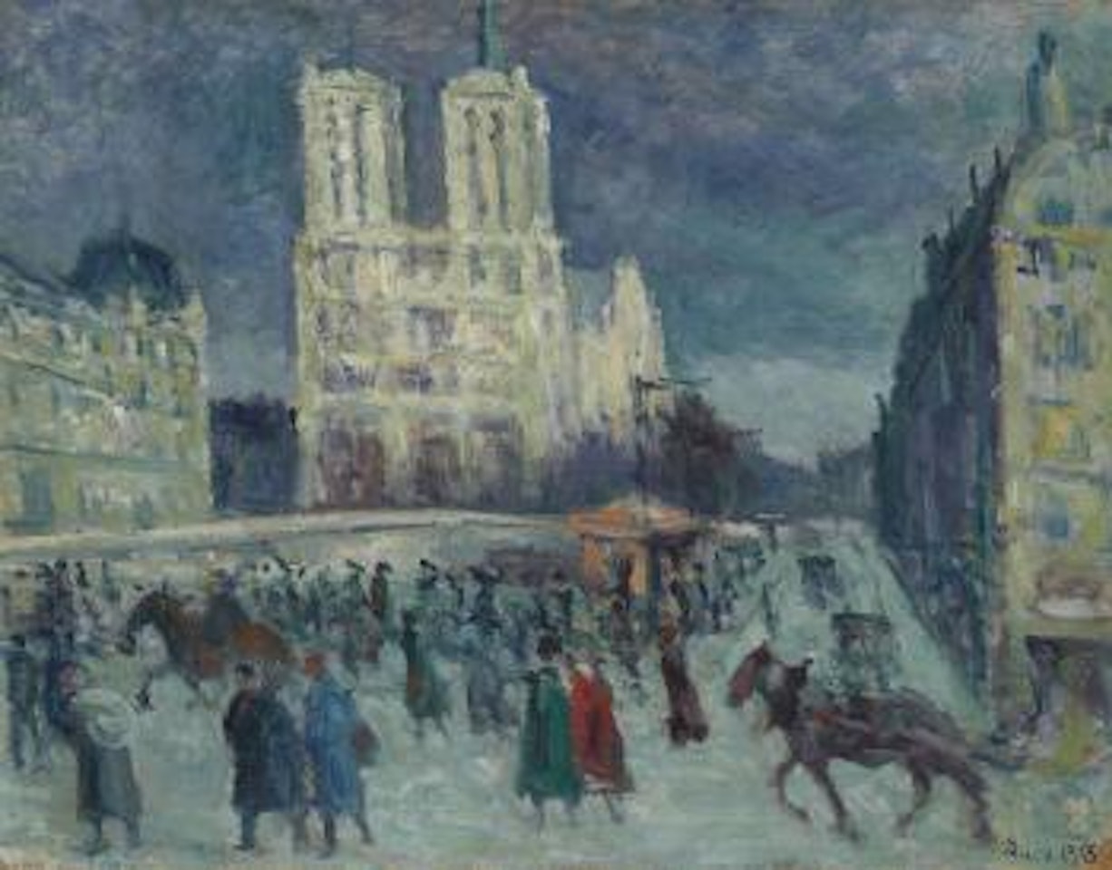 Notre-Dame et le Quai Saint-Michel by Maximilien Luce