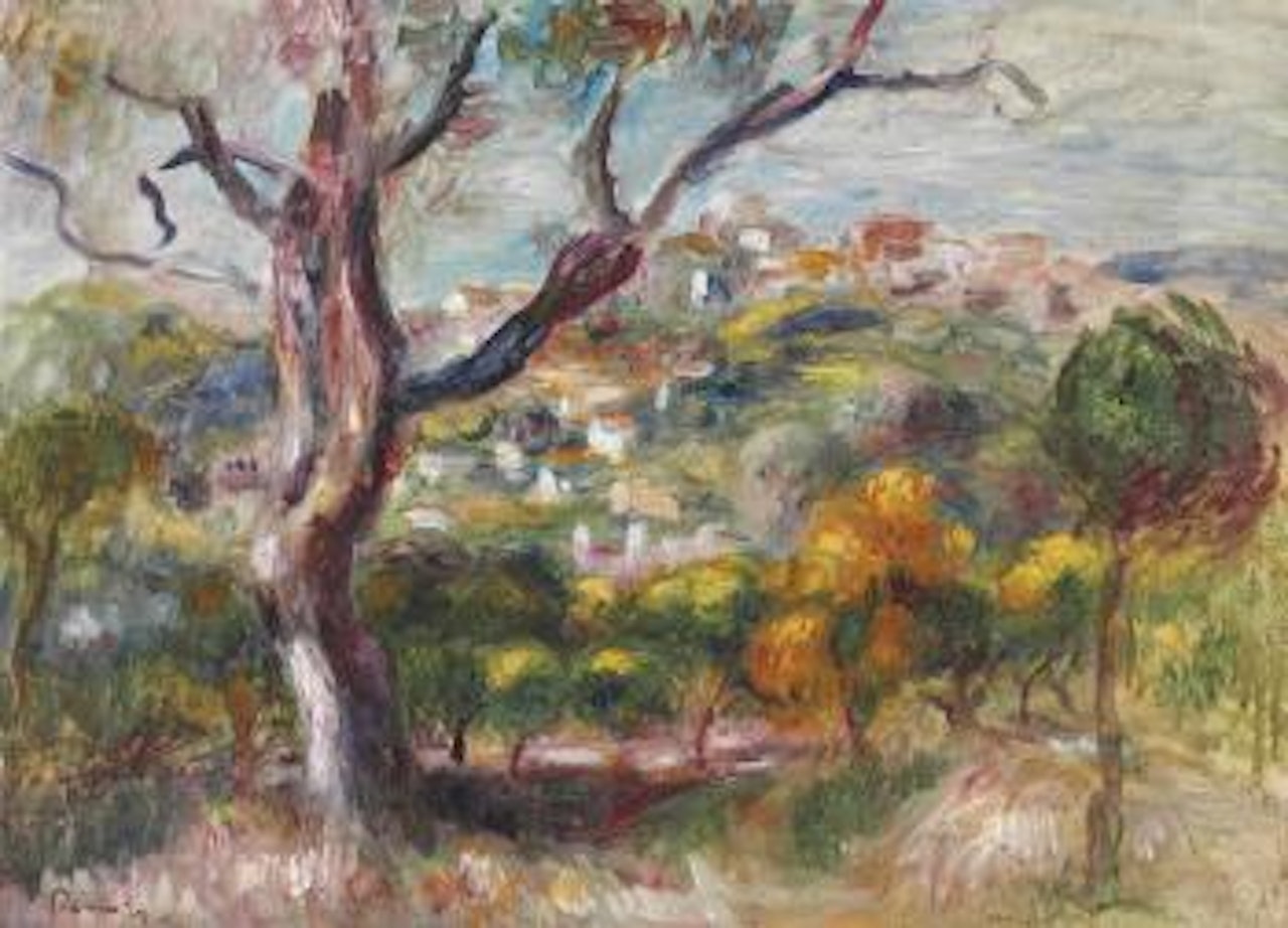 Paysage de Cagnes by Pierre-Auguste Renoir