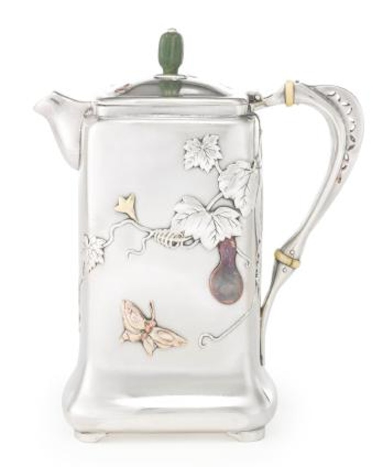 An American Silver And Mixed-metal Japanese Style Hot Milk by Tiffany & Co.