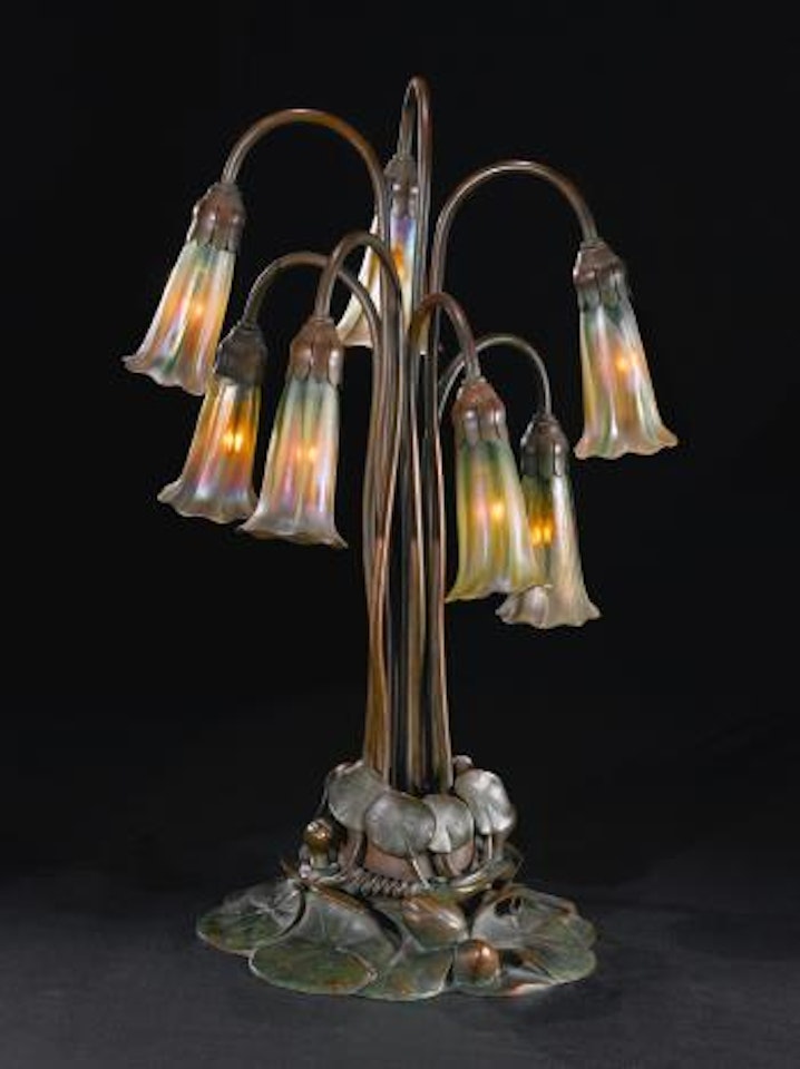 Seven-light "Lily" Table Lamp by Tiffany Studios