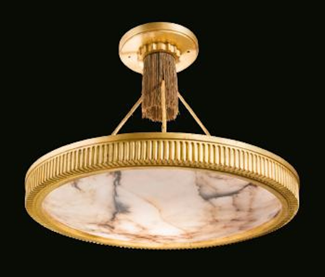 Chandelier, Model Ar 3014/Nr3531 by Emile-Jacques Ruhlmann
