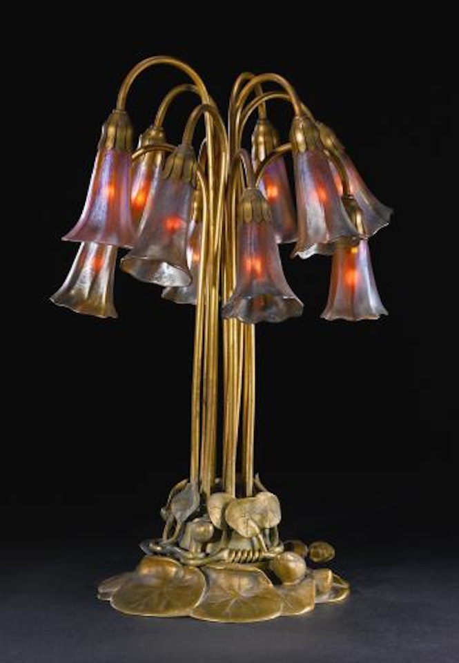 Ten-light "Lily" Table Lamp by Tiffany Studios
