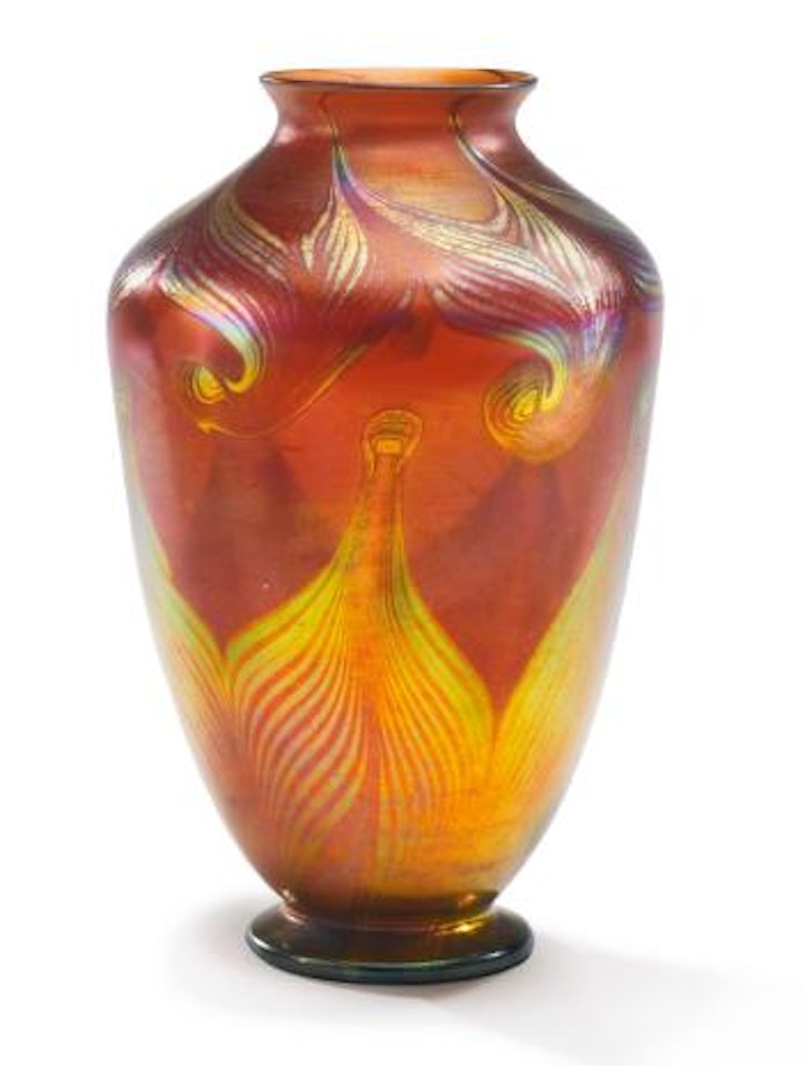 Decorated Vase by Tiffany Studios
