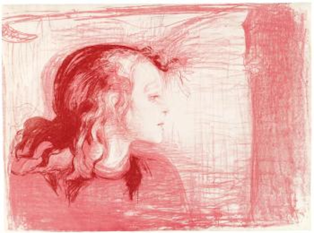 The Sick Child I (Woll 72; Schiefler 59) by Edvard Munch