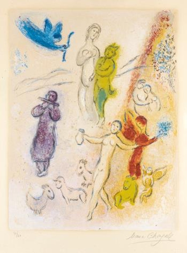 La Fable De Syringe (M. 332; See C. Bks 46) by Marc Chagall