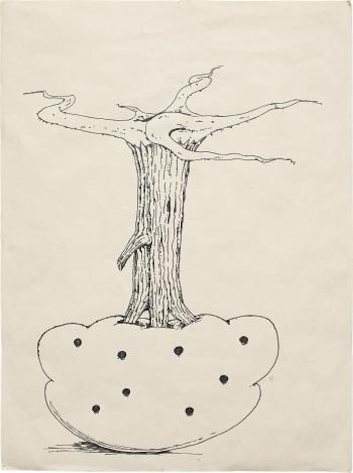 Uprooted fruit tree (from Monkey Island) by Mike Kelley