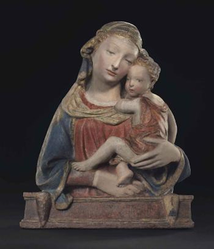 Relief of The Madonna And Child by Lorenzo Ghiberti