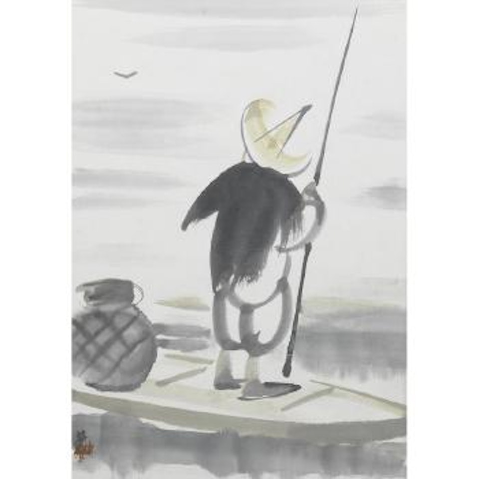 Fisherman by Lin Fengmian