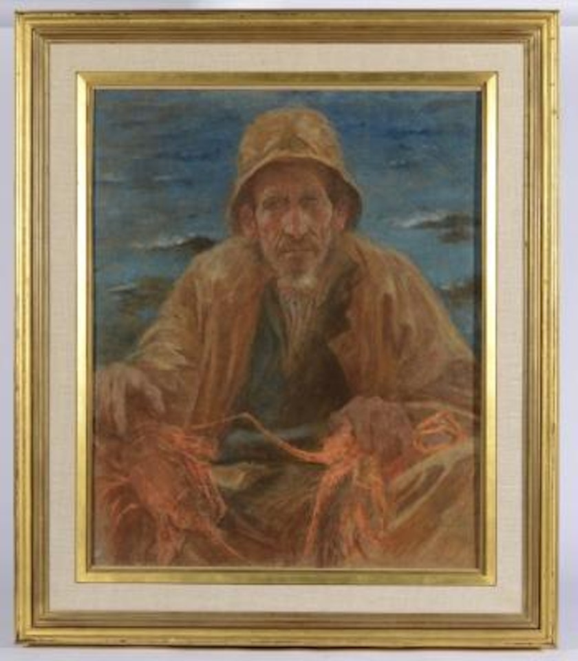 Le pêcheur de langoustes royales by Lucien Lévy-Dhurmer