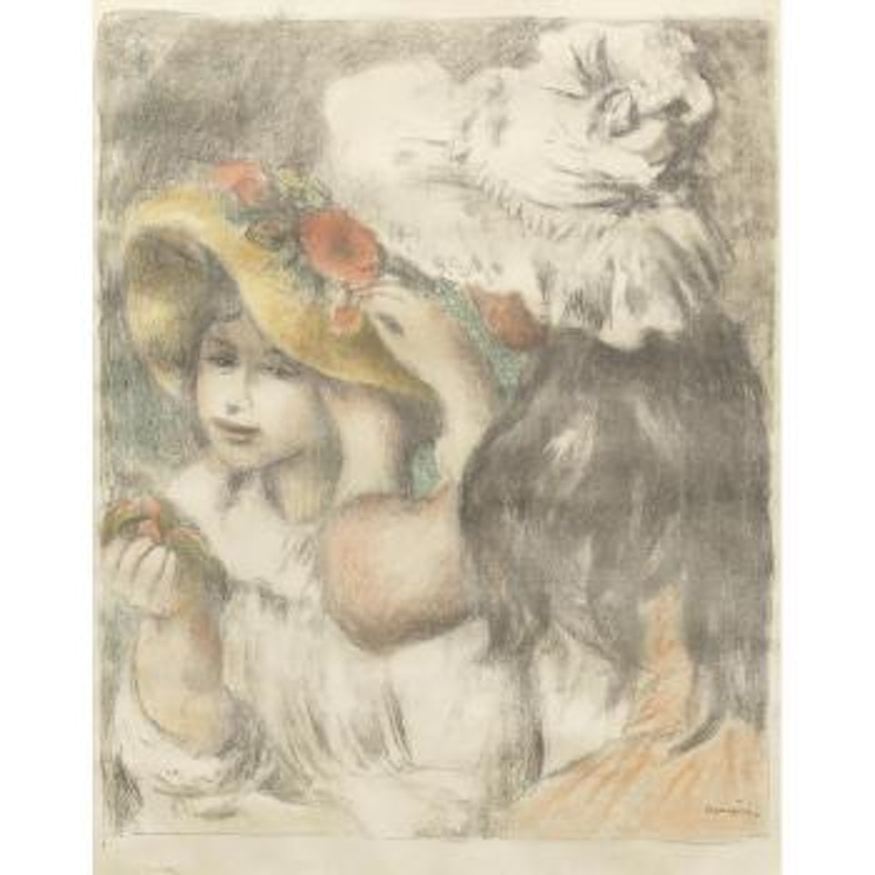 Le Chapeau épinglé (Deuxième Planche) (Delteil 30) by Pierre-Auguste Renoir