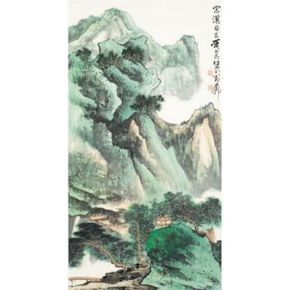 Landscape by Xie Zhiliu