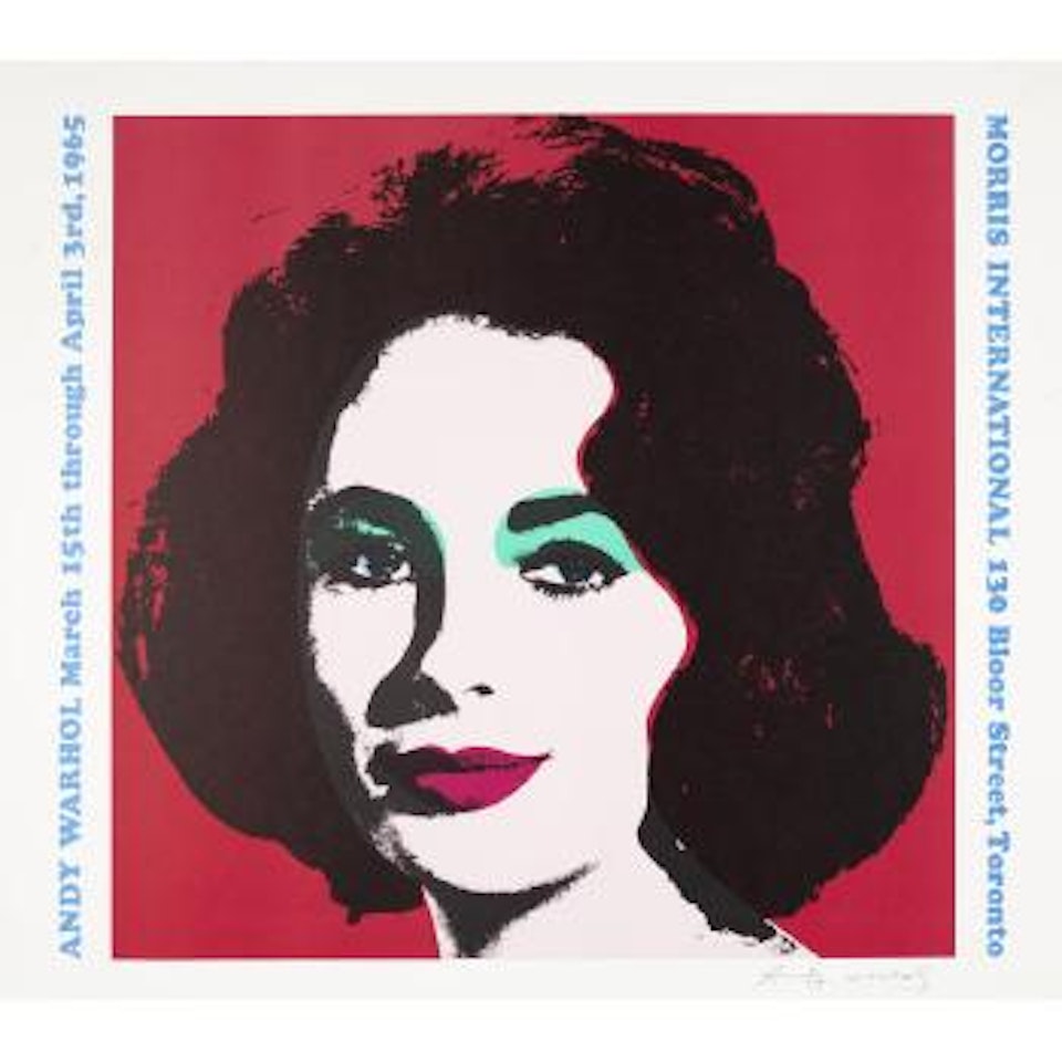 Liz Taylor by Andy Warhol