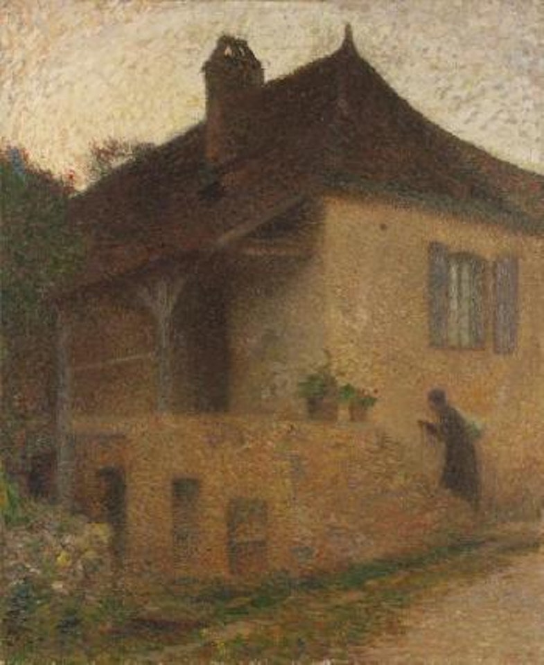 La vieille ferme by Henri Jean Guillaume Martin