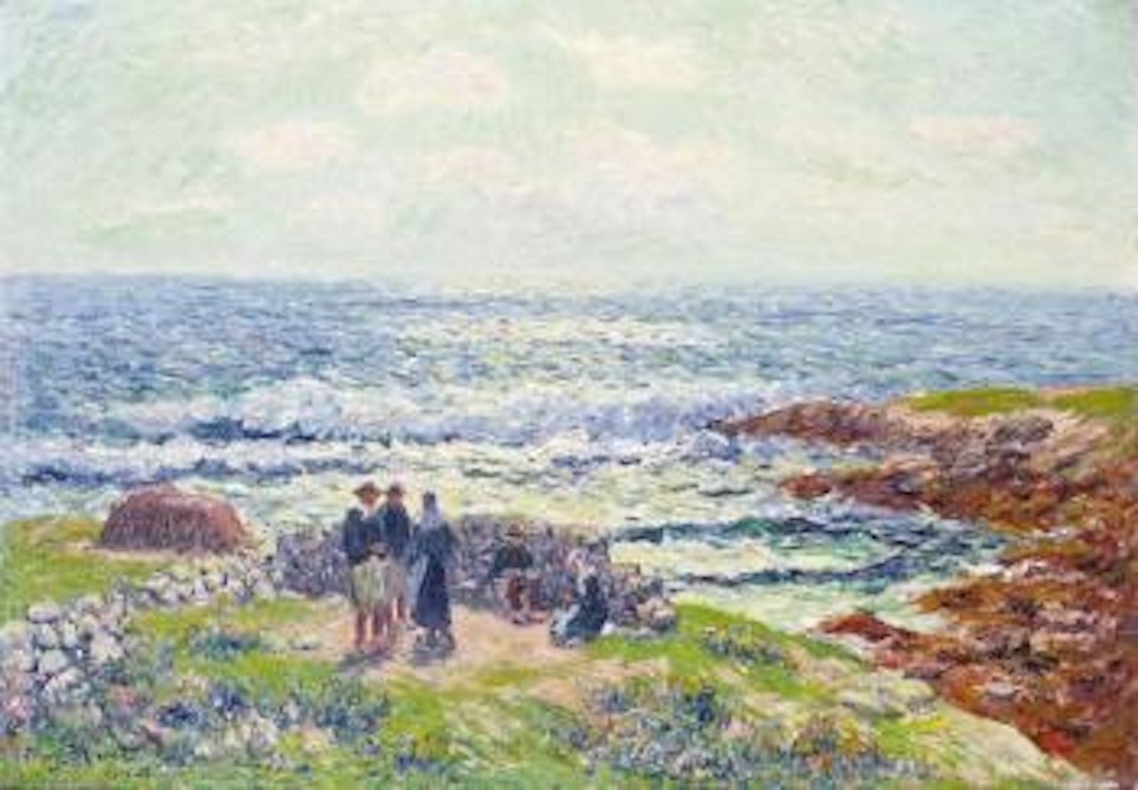Le goémon à Nevez by Henry Moret