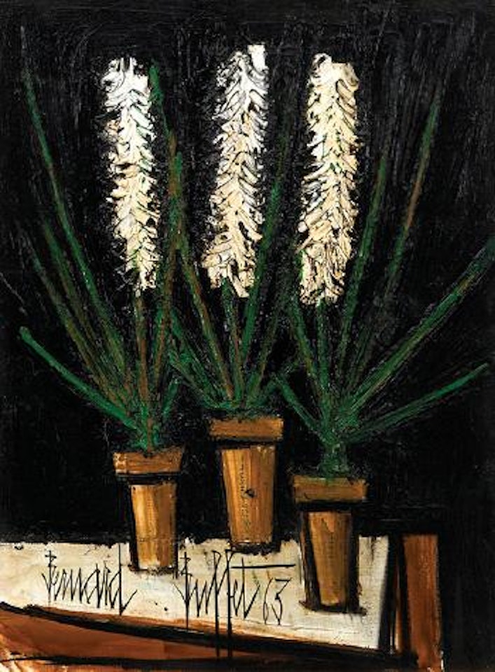 Jacinthes en pots by Bernard Buffet