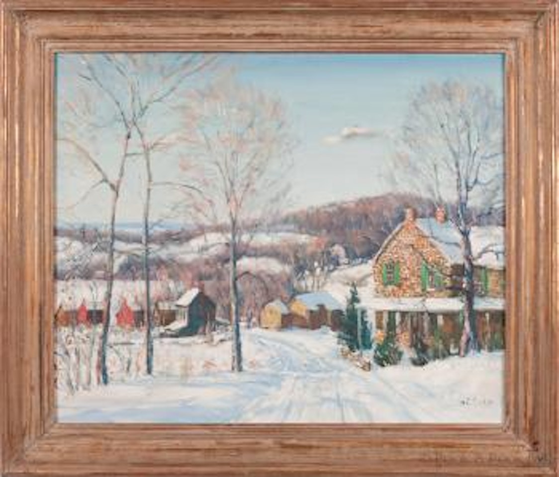 Road to Emmaus by Walter Emerson Baum