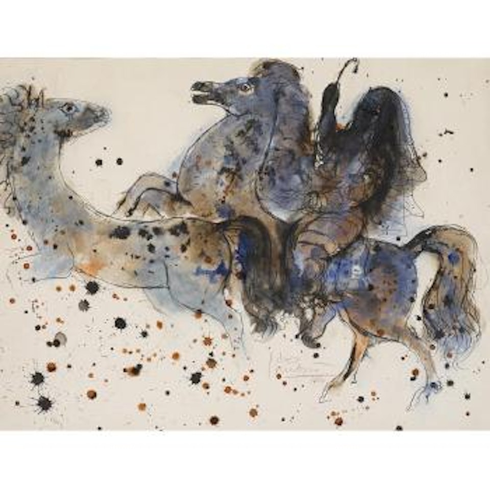 Horses by Reuven Rubin