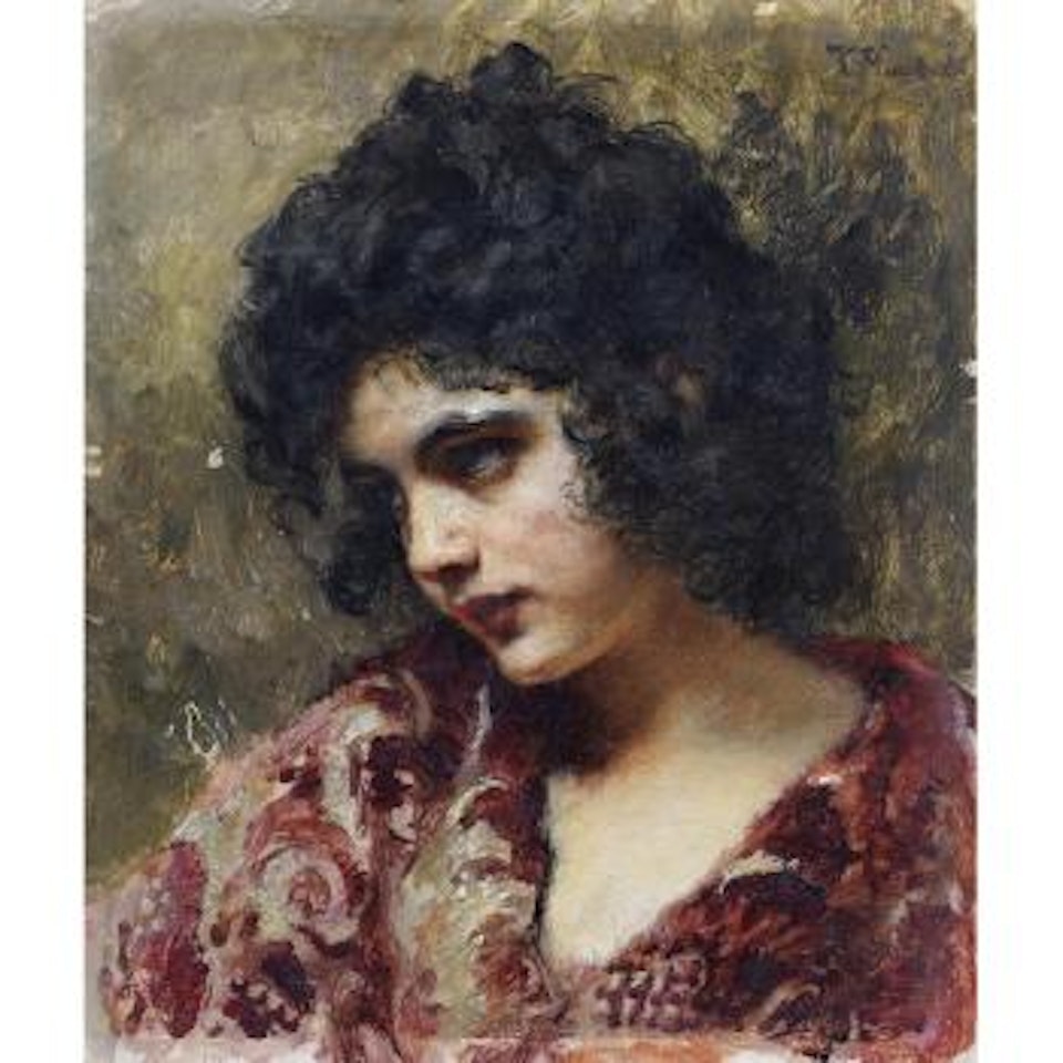 Gypsy girl by Konstantin Makovsky