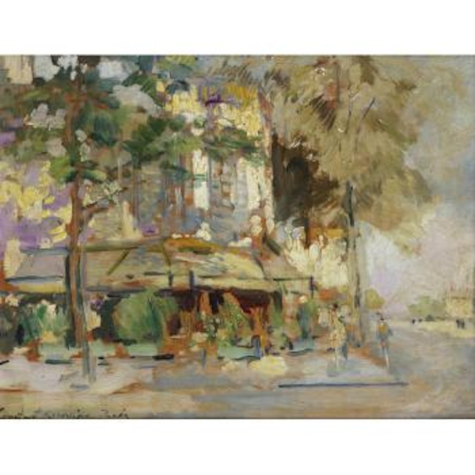 La Closerie des Lilas by Konstantin Alekseevich Korovin