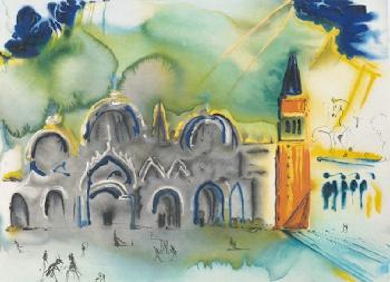 Venise (La Basilique Et Le Campanile) by Salvador Dali