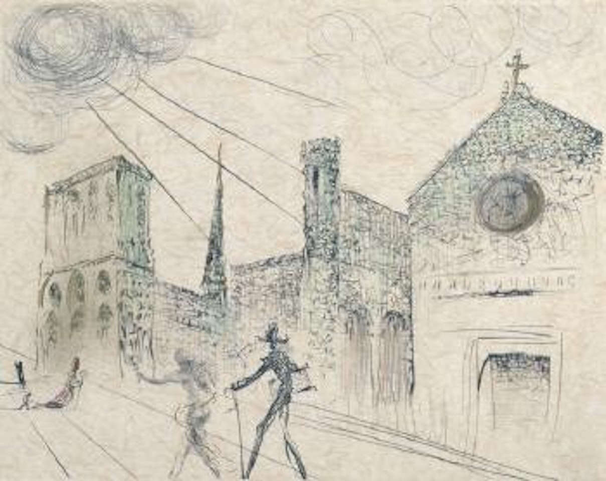 Notre-dame De Paris by Salvador Dali
