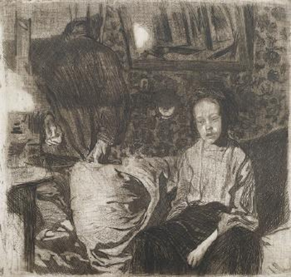 Junges Paar by Kathe Kollwitz