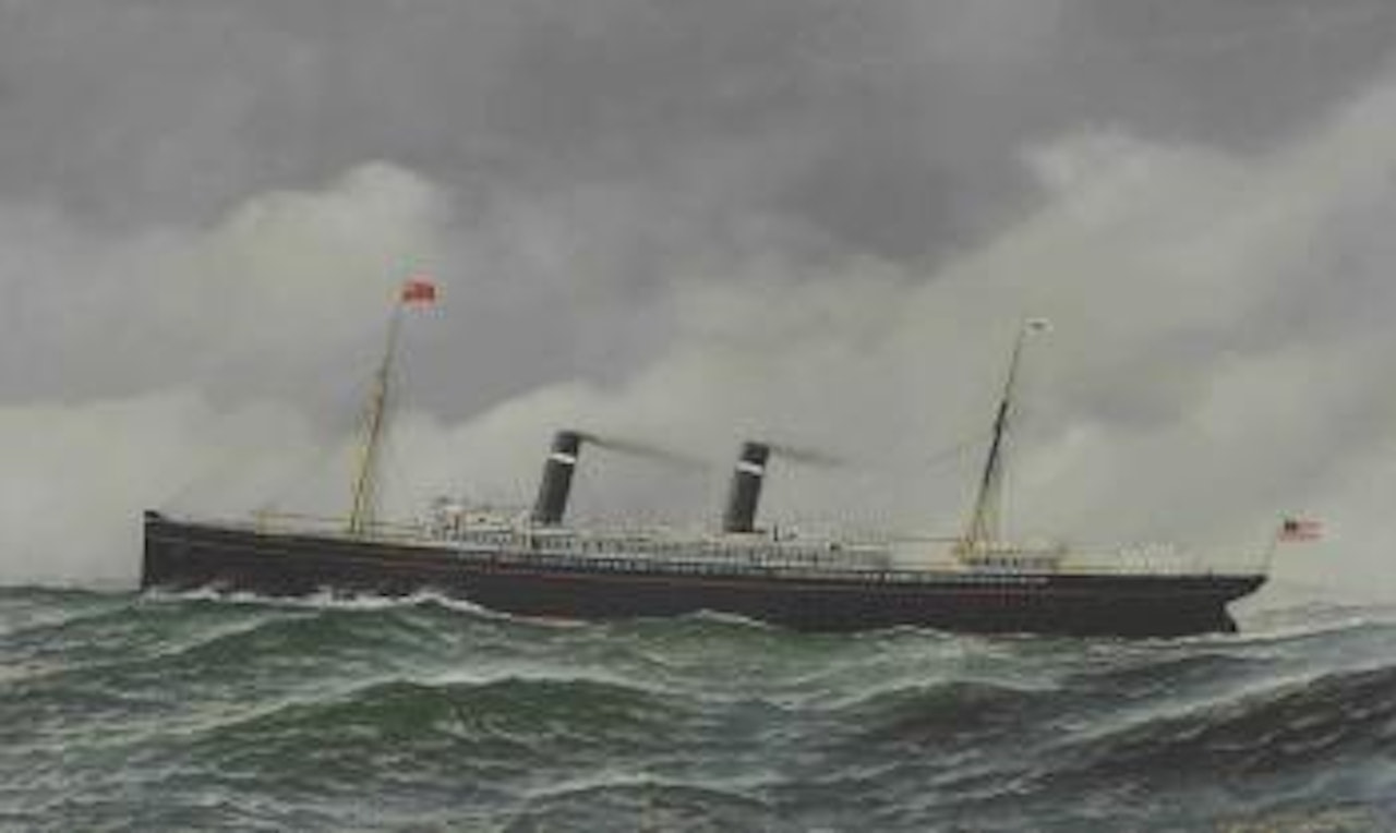 The Saint Paul Bound for Britian by Antonio Jacobsen