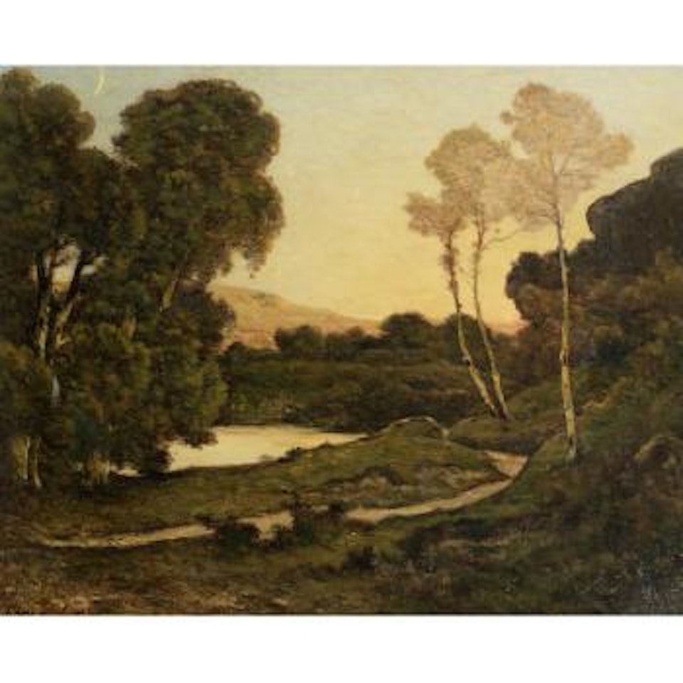 Evening by Henri Harpignies