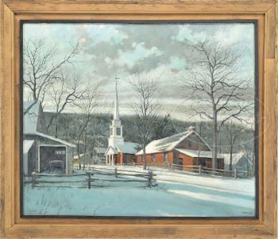 Vermont Grafton Church by Eric Sloane