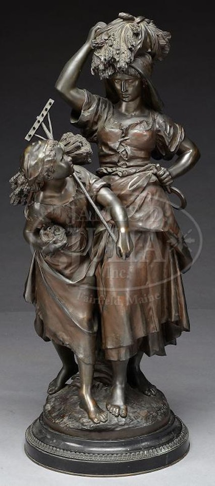 The gleaners by Mathurin Moreau