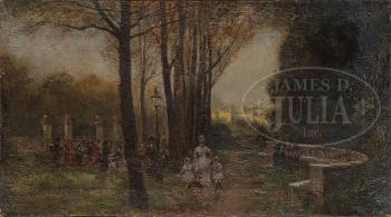 A day in the park by Giuseppe de Nittis