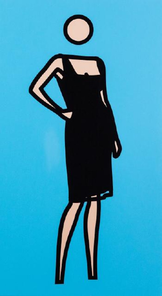 This is Monique, 11 by Julian Opie