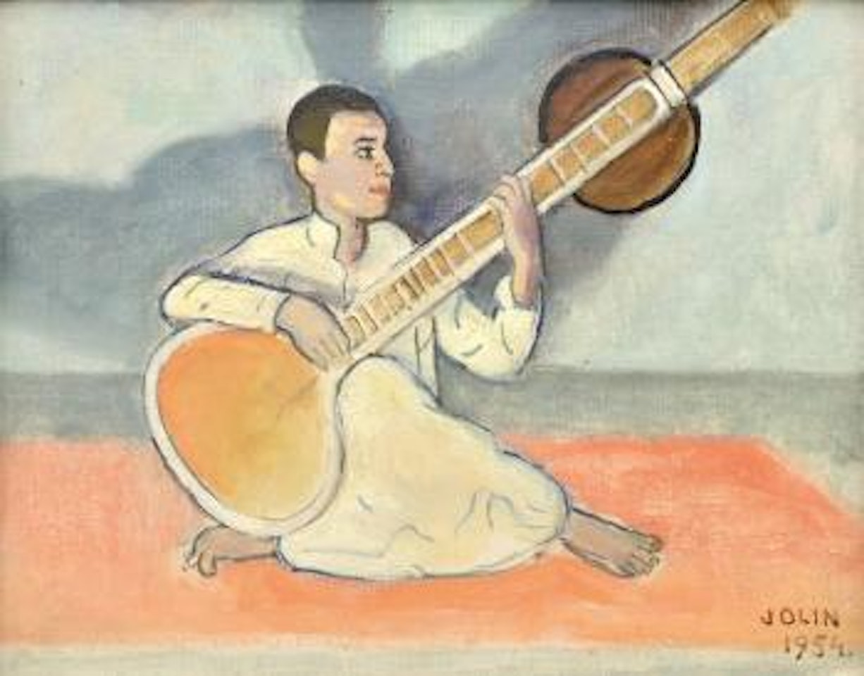 Sitarspelare by Einar Jolin