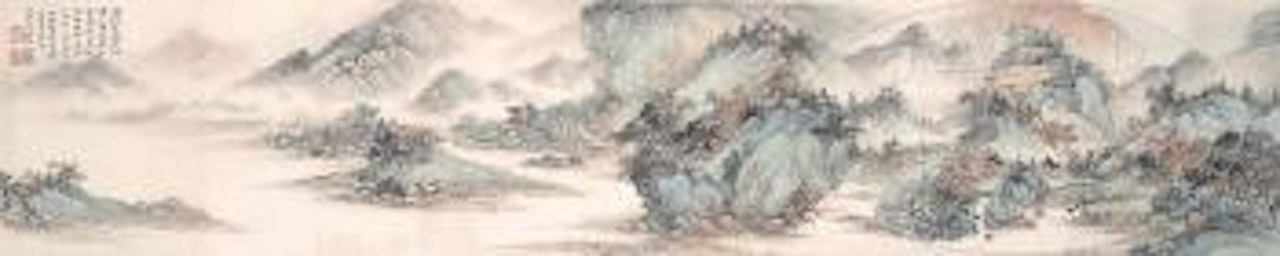 Lush spring landscape by Wu Hufan