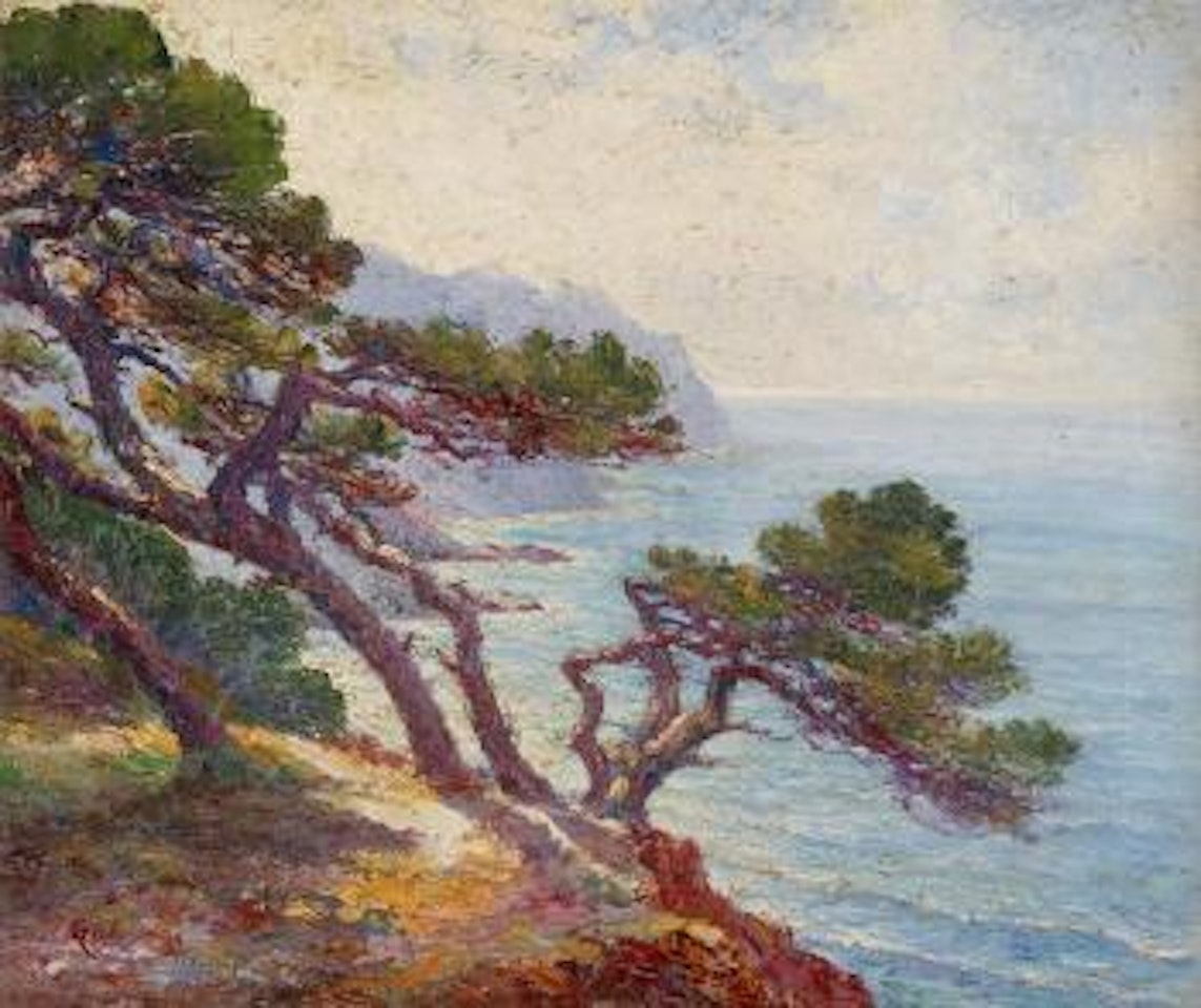 Rochers sur la côte méditerranéenne by Armand Guillaumin
