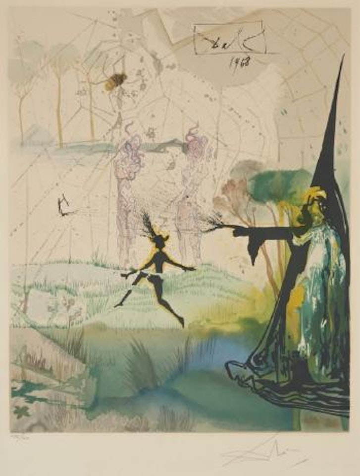 La diseuse de bonne aventure by Salvador Dali