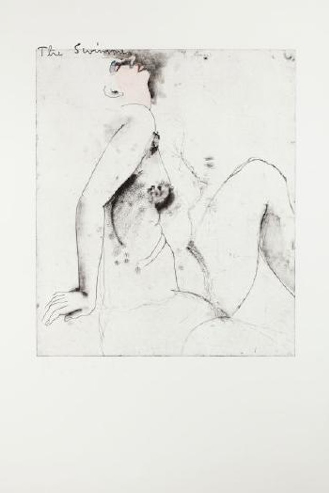 The Swimmer, from Eight Sheets from an Undefined Novel by Jim Dine