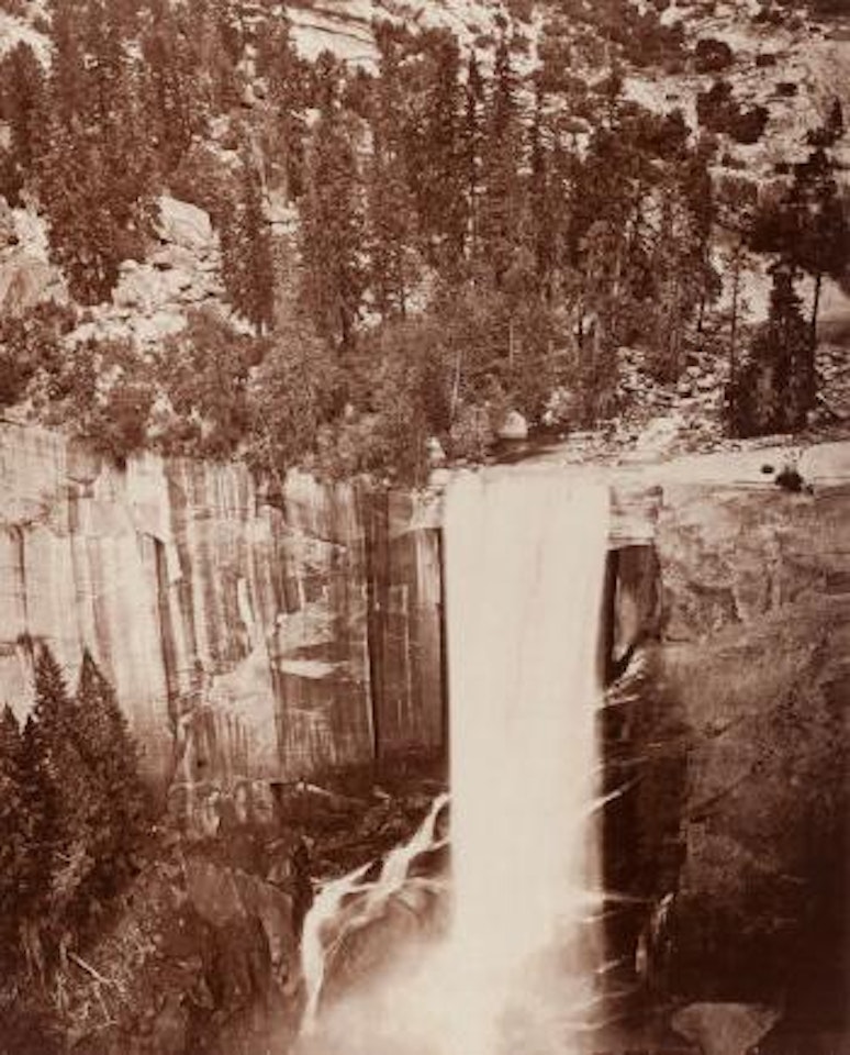 Pi-Wi-Ack, Valley of the Yosemite (Show of Stars 'Vernal Fall', 400 Feet Tall) by Eadweard Muybridge