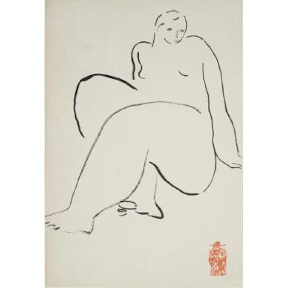 Seated Nude (Nu assis) by Sanyu