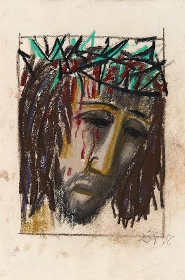 Christ With Crown Of Thorns by Otto Dix