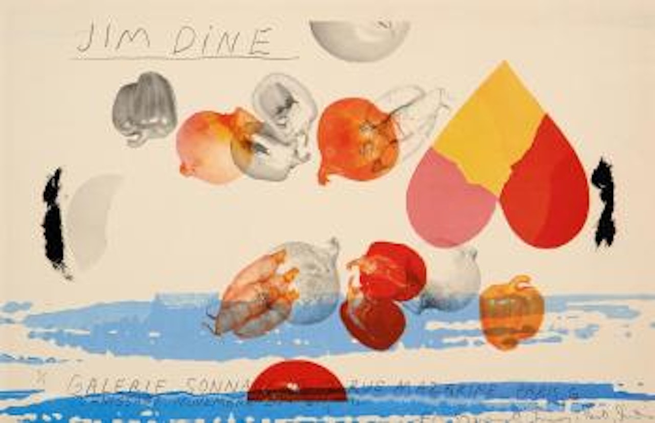 Vegetables And Heart by Jim Dine
