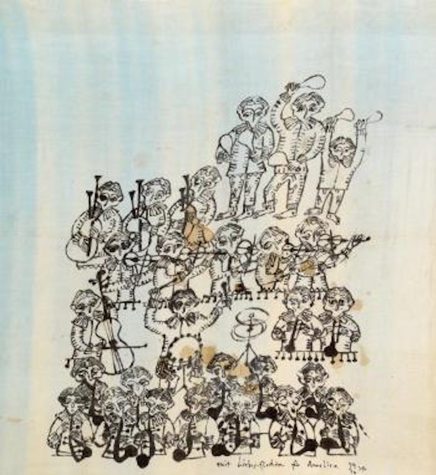 Konzert Der Affen by Horst Janssen